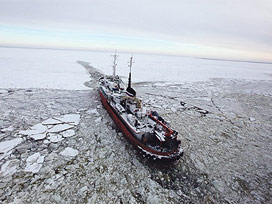 Buz tutan denizde 21 gün yolculuk-/ 