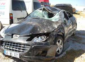 Çankırı'da trafik kazası: 1 ölü 3 yaralı 