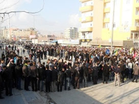 Cizre'de izinsiz gösteriye polis müdahale etti 
