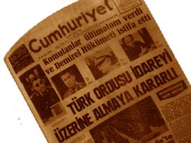 Cumhuriyet gazetesinin darbe sevgisi