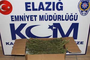 Elazığ'da 8 kilo uyuşturucu ele geçti 