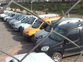 Emniyetin bahçesi, çalıntı oto galeri oldu