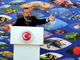 Erdoğan dünyanın en büyük akvaryumunu açtı 