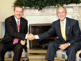 Erdoğan'ın Bush'a gönderilen portresi 