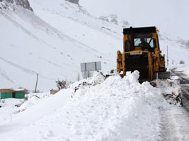 Erzurum'da dondurucu soğuklar