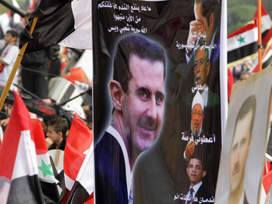 Esad yanlıları İstanbul´da protestoda 
