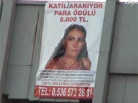 Eşinin katilini bulana ödül verecek VİDEO