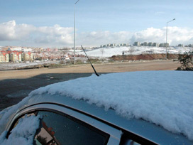 Eskişehir beyaza büründü
