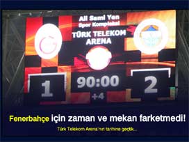 Fenerbahçe: Zaman ve mekan dinlemedik 