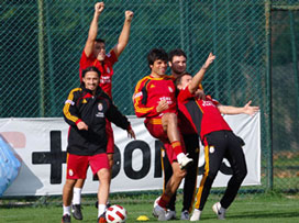 Galatasaray taktik çalıştı 