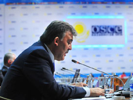 Gül: Çözümler gelmesi AGİT'in kredisi biter