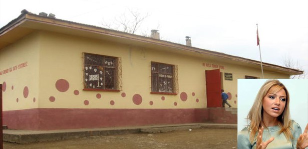 Hadise Isparta'daki köy okullarının umudu oldu 