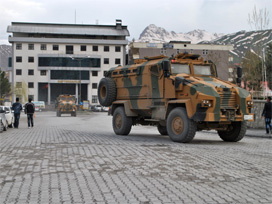 Hakkari´de askeri hareketlilik 