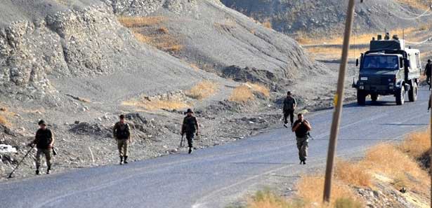 Hakkari'de hain tuzak ucuz atlatıldı