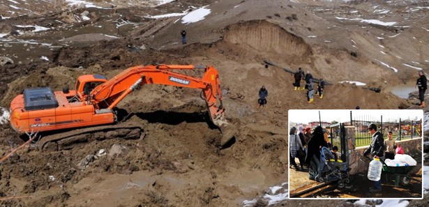 Heyelan Bingöl'ü vurdu, 7 gündür su yok!