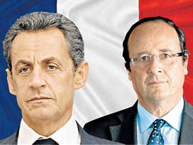 Hollande, Sarkozy´nin önünde gidiyor 