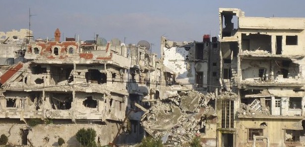 Humus'un batısında şiddetli çatışmalar 