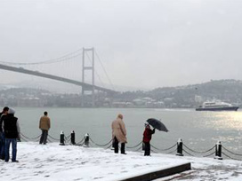 İstanbul'a asıl kar yağışı yarın geliyor 