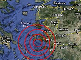 İzmir Selçuk'ta orta şiddetli deprem 