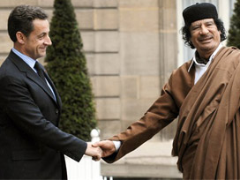 Kaddafi´den Sarkozy´e seçim yardımı 