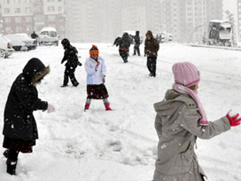 Karın okulları tatil ettiği il ve ilçeler