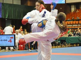 Karate şampiyonasında iki final 