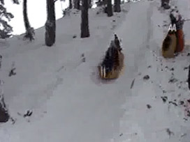 Kartalkaya'da, kar kalınlığı 60 cm oldu