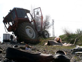 Kayseri'de traktör devrildi: 1 ölü