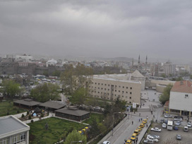 Kayseri´yi toz bulutu sardı