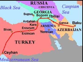 Kazak ve Azeri petrolü BTC'den nakledilecek 