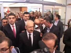 Kılıçdaroğlu'nun 'kamera' kazası VİDEO 