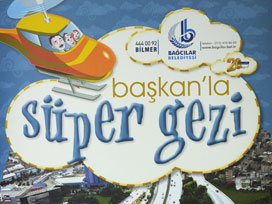 Kitabı oku, helikopterle Bağcılar´ı gez