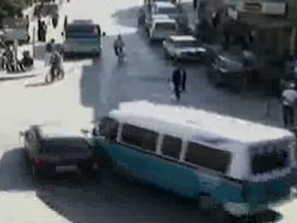 Konya'da Mobese'ye takılan kazalar 