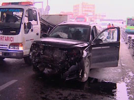 Küçükçekmece'de trafik kazası: 6 Yaralı 