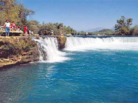 Manavgat Şelalesi'nde su seviyesi alarmı 