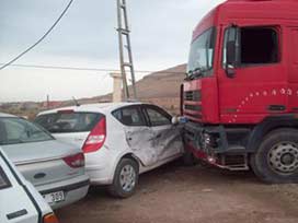 Mardin Nusaybin'de kaza: 4 yaralı 