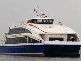 Marmara´da poyraz deniz ulaşımını etkiledi