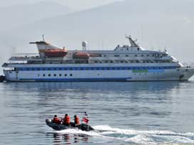 Mavi Marmara gemisi İstanbul yolunda 