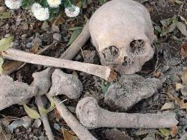 Metro kazısında insan kemikleri bulundu 