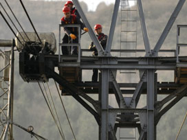 Nefes kesen teleferik bakımı