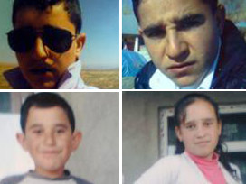 Öldürülen 4 kardeşleri için gözyaşı döktüler 