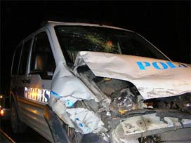 Ordu'da polis aracı devrildi: 1 polis öldü 