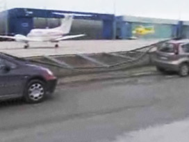 Pilot uçağın ara gazını fazla verince...