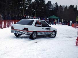 Ralli aracı seyircilerin arasına daldı: 2 yaralı / 