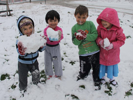 Samsun'da kar 166 köy yolunu kapadı 