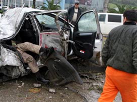 Samsun'da trafik kazası: 2 ölü, 3 yaralı 