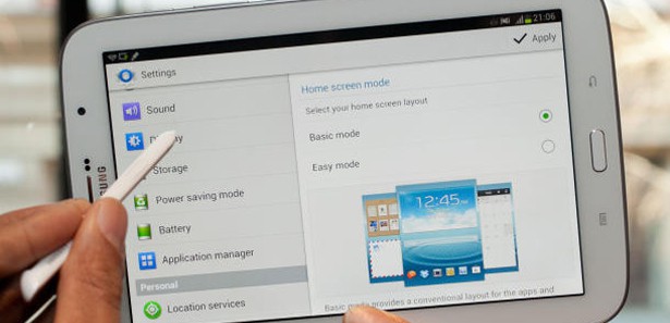 Samsung'dan iPad Mini'ye rakip