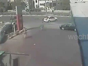 Sarhoş sürücü kaçarken de kaza yaptı