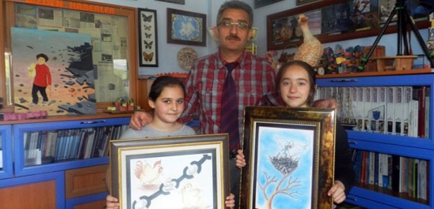 Savaş karşıtı karikatürüyle dünya birincisi oldu