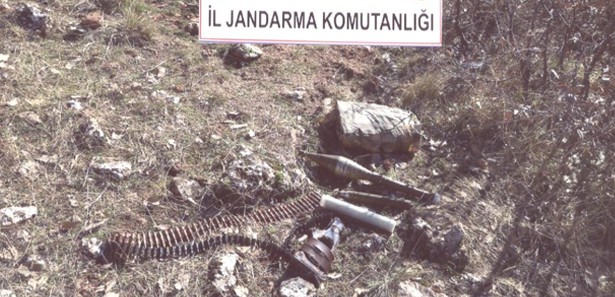 Siirt'te PKK'ya ait mühimmat bulundu 